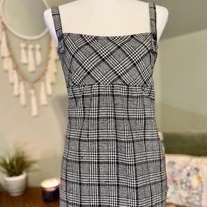 VINTAGE BABY-DOLL PLAID DRESS